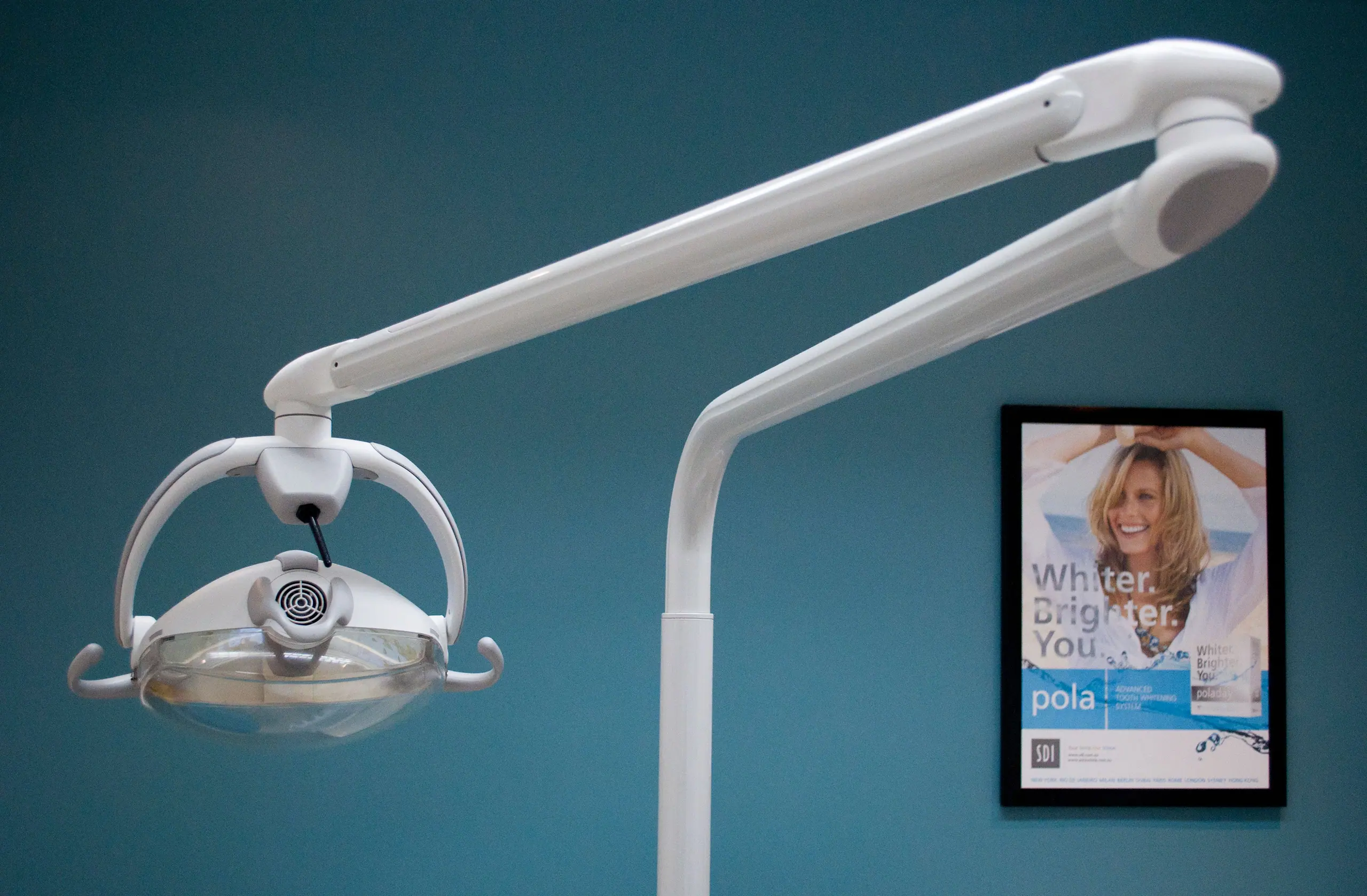 A bright treatment room at Boclair Dental Care